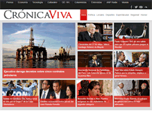 Tablet Screenshot of cronicaviva.com.pe